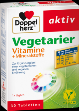 DOPPELHERZ Vegetarier Vitamine+Mineralstoffe aktiv 45.5 g