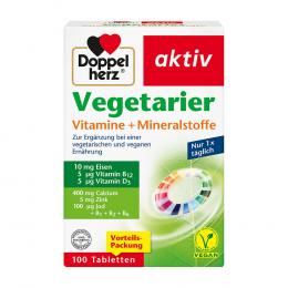 DOPPELHERZ Vegetarier Vitamine+Mineralstoffe Tabletten 100 St Tabletten