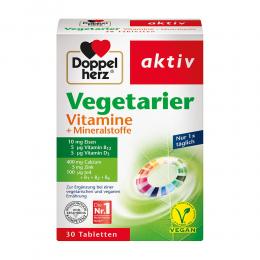 DOPPELHERZ Vegetarier Vitamine+Mineralstoffe Tabletten 30 St Tabletten