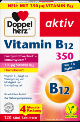 DOPPELHERZ Vitamin B12 350 Tabletten 120 St