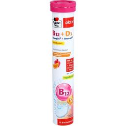 DOPPELHERZ Vitamin B12+D3 Brausetabletten 15 St. (97,5 g)