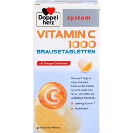DOPPELHERZ Vitamin C 1000 system Brausetabletten 40 St. (160 g)