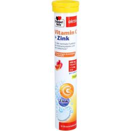 DOPPELHERZ Vitamin C+Zink Brausetabletten 15 St. (94,5 g)