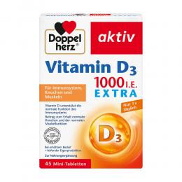 DOPPELHERZ Vitamin D 1.000 I.E. EXTRA Tabletten 45 St Tabletten