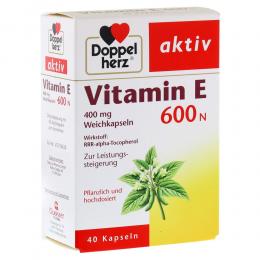 DOPPELHERZ Vitamin E 600 N Weichkapseln 40 St Kapseln