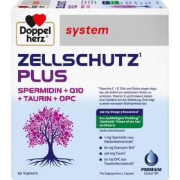 DOPPELHERZ Zellschutz Plus Spermid.+Q10+Taurin+OPC 90 St. (100 g)