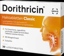 DORITHRICIN Halstabletten Classic 20 St