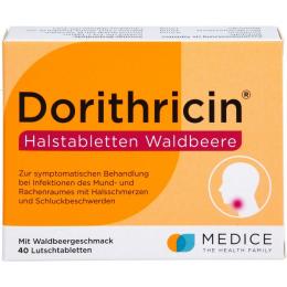 DORITHRICIN Halstabletten Waldbeere 40 St.