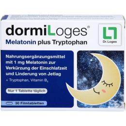 DORMILOGES 1 mg Melatonin plus Tryptophan Filmtab. 30 St. (29 g)