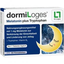 DORMILOGES 1 mg Melatonin plus Tryptophan Filmtab. 60 St.