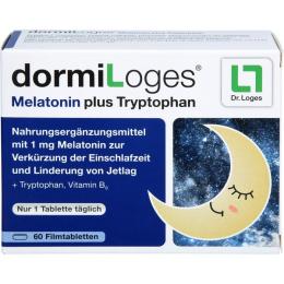 DORMILOGES 1 mg Melatonin plus Tryptophan Filmtab. 60 St. (57 g)