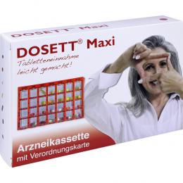 DOSETT Maxi Arzneikassette rot 1 St ohne