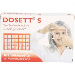 DOSETT S Arzneikassette rot 1 St.