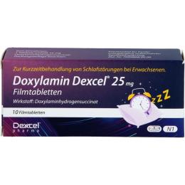 DOXYLAMIN Dexcel 25 mg Filmtabletten 10 St.