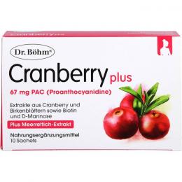 DR.BÖHM Cranberry plus Granulat 10 St.