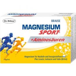 DR.BÖHM Magnesium Sport+Aminosäuren Granulat 14 St.