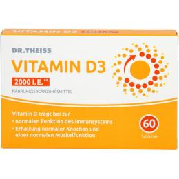 DR.THEISS Vitamin D3 Tabletten 2000 I.E. 60 St.