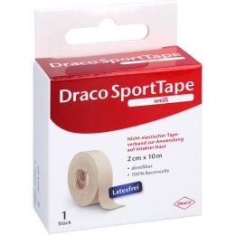 DRACO TAPEVERBAND 2 cmx10 m weiß 1 St.