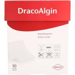 DRACOALGIN 5x5 cm Alginatkompresse 10 St.