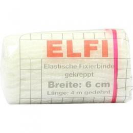 DRACOELFI elast.Fixierbinde 6 cmx4 m gekrep.cello 1 St