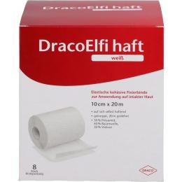 DRACOELFI haft elast.Fixierbinde 10 cmx20 m weiß 8 St.