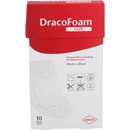 DRACOFOAM easyfix Schaumstoff Wundauflage 10x20 cm 10 St.