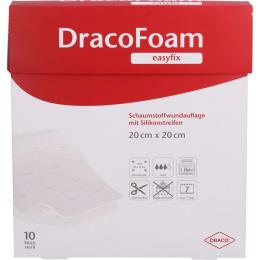 DRACOFOAM easyfix Schaumstoff Wundauflage 20x20 cm 10 St.