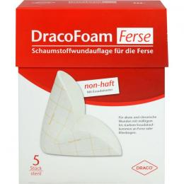 DRACOFOAM Schaumstoff Wundauflage Ferse 5 St.