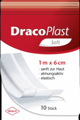 DRACOPLAST Soft Pflaster 6 cmx1 m 1 St