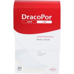 DRACOPOR Wundverband 8x15 cm steril 20 St.