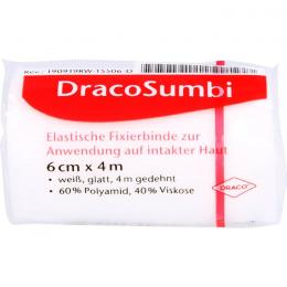 DRACOSUMBI Fixierbinde 6 cmx4 m weiß 1 St.