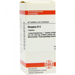 DROSERA D 4 Tabletten 80 St