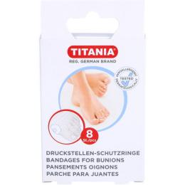 DRUCKSTELLEN Schutzringe groß TITANIA 8 St.