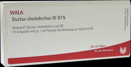 DUCTUS CHOLEDOCHUS GL D 15 Ampullen 10X1 ml