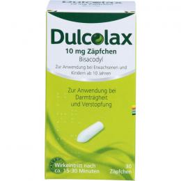 DULCOLAX 10 mg Zäpfchen 30 St.