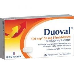 DUOVAL 500 mg/150 mg Filmtabletten 20 St.