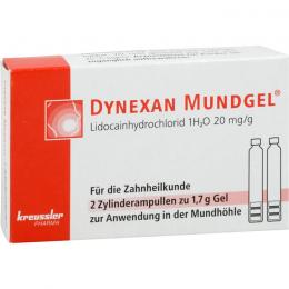 DYNEXAN Mundgel Zylinderampullen 3,4 g