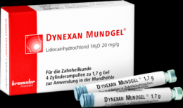 DYNEXAN Mundgel Zylinderampullen 4X1.7 g