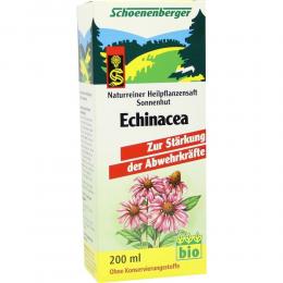 ECHINACEA SAFT Sonnenhut Schoenenberger 200 ml Saft