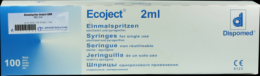 EINMALSPRITZE 2 ml Luer Ecoject 100X2 ml