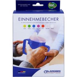 EINNEHMEBECHER m.2 Griffen+2 Deckel 4+12mm rot 1 St.