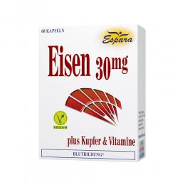 Ein aktuelles Angebot für EISEN KAPSELN 60 St Kapseln Multivitamine & Mineralstoffe - jetzt kaufen, Marke Espara GmbH.