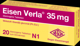EISEN VERLA 35 mg berzogene Tabletten 20 St