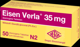 EISEN VERLA 35 mg berzogene Tabletten 50 St