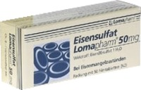 EISENSULFAT Lomapharm 50 mg Filmtabletten 100 St