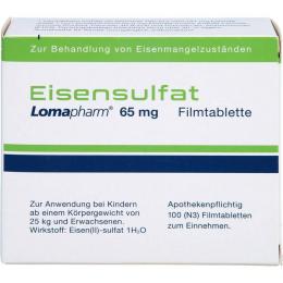 EISENSULFAT Lomapharm 65 mg überzogene Tab. 100 St.