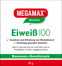 EIWEISS 100 Banane Megamax Pulver 30 g