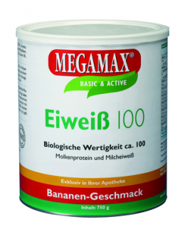 EIWEISS 100 Banane Megamax Pulver 750 g