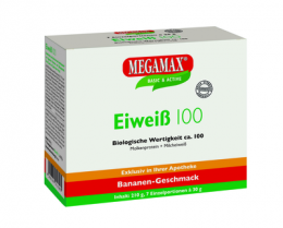 EIWEISS 100 Banane Megamax Pulver 7X30 g