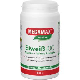 EIWEISS 100 Erdbeer Megamax Pulver 400 g